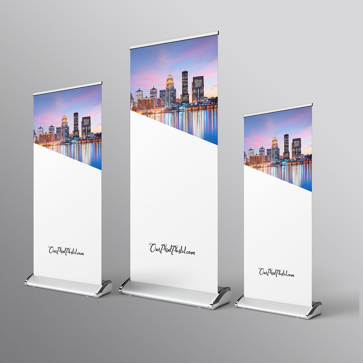 Double-Sided 800mm Wide Roller Banners